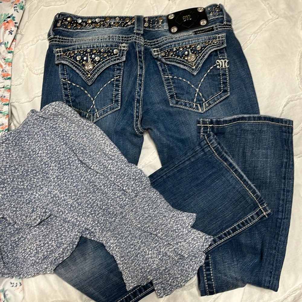 Miss me jeans and top
